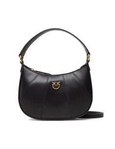 sac à main en cuir à plaque logo